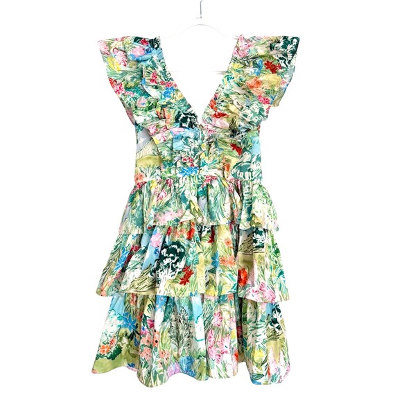 NWT Hunter Bell Pamela Garden Party Floral Dress Sz 2 - Picture 9 of 12